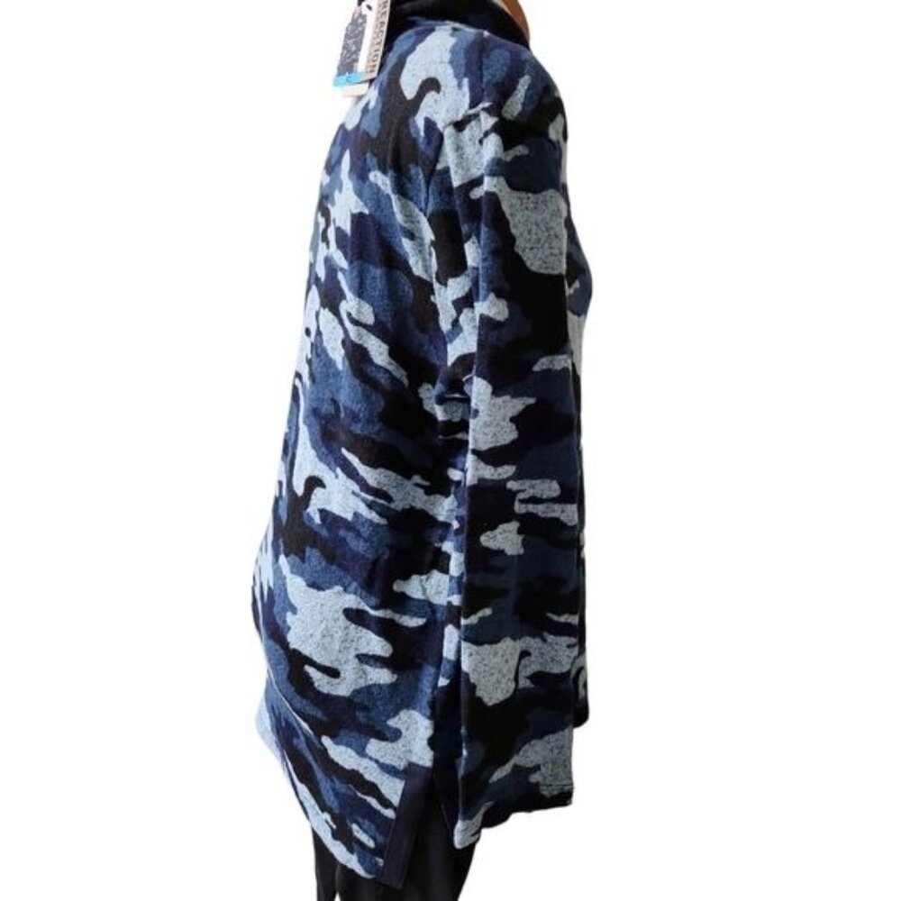 Kenneth Cole Reaction Womens camo Funnel Neck pullover - Picture 4 of 16
